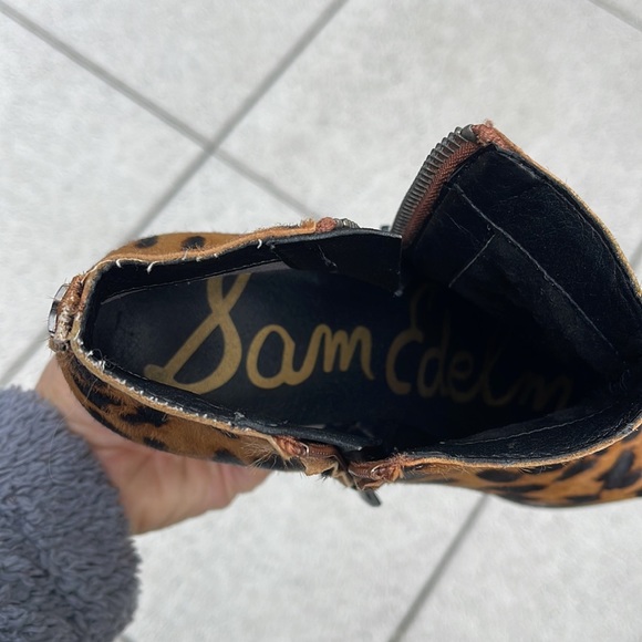 Sam Edelman Leopard print ankle boots - Picture 10 of 12